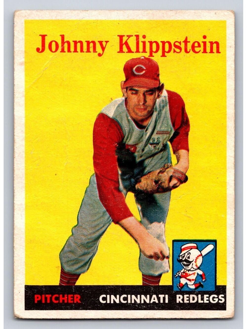 1958 Topps #242 Johnny Klippstein Baseball Card